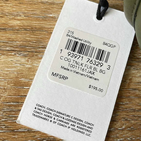 Coach Originals 1941 Turnlock Flare Belt Bag in Washed Utility NWT - Picture 4 of 16